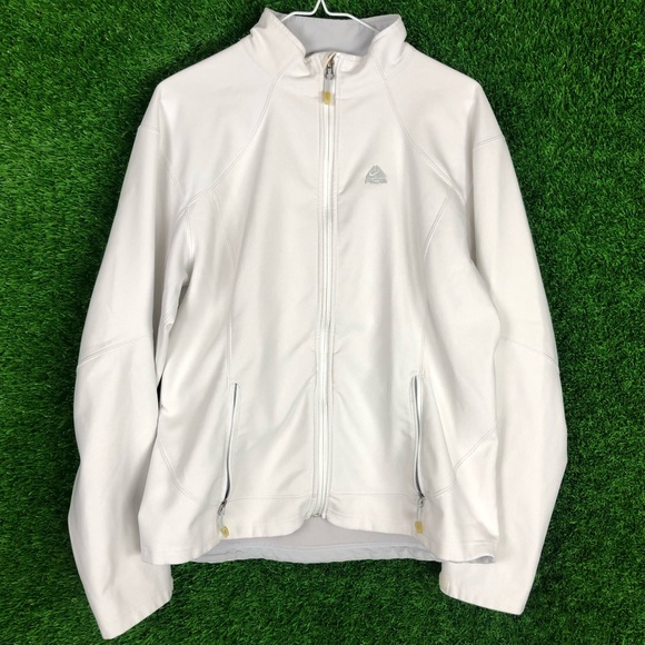 Nike ACG Other - Nike ACG Swoosh Full Zip Up Sweater White Large